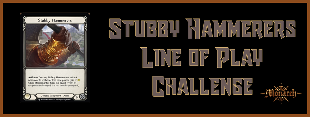 Stubby Hammerers Line of Play Challenge Winner