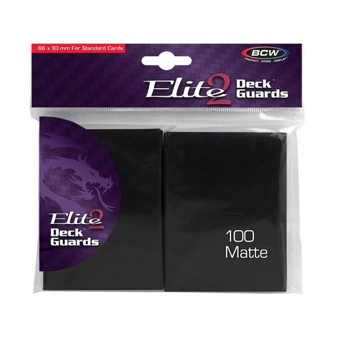 BCW - Deck Guard - Elite2 Sleeves - Black