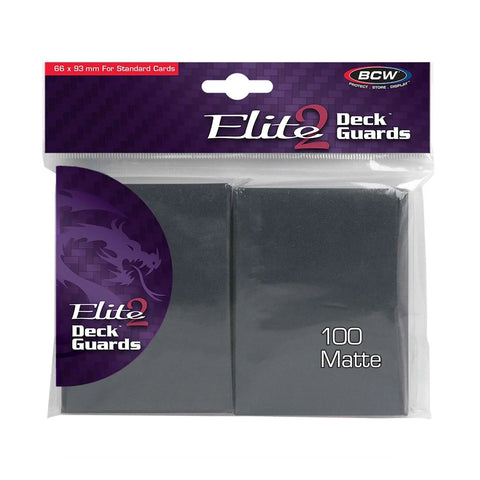 BCW - Deck Guard - Elite2 Sleeves - Cool Gray