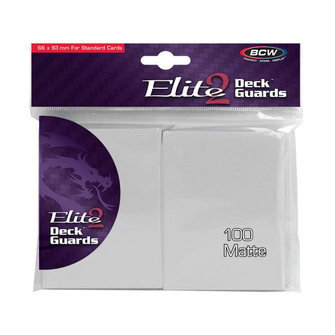 BCW - Deck Guard - Elite2 Sleeves - White