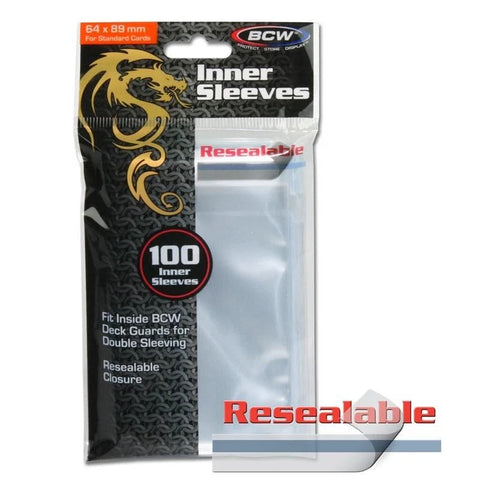 BCW - Inner Sleeves - Resealable