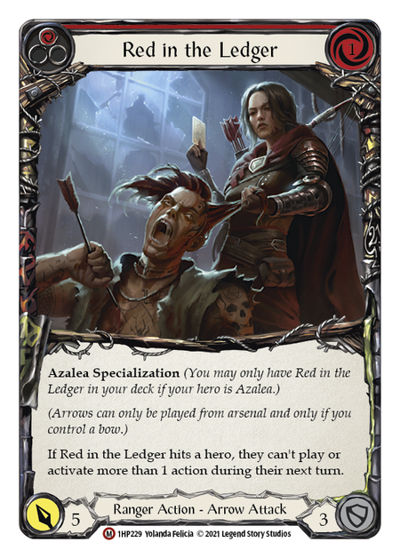 Red in the Ledger - History Pack 1 - Flesh & Blood TCG - FaB Foundry Red in the Ledger - History Pack 1 - Flesh & Blood TCG - FaB Foundry