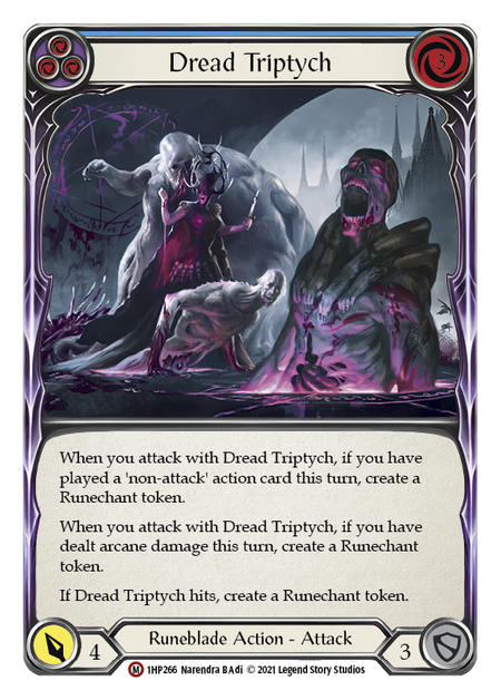 Flesh and Blood FAB Dread Triptych NM Normal History Pack