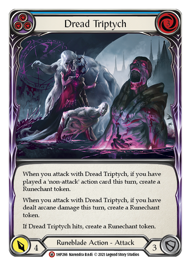 Dread triptych 初版3枚セット Flesh and Blood Dread Triptych - History Pack 1 - Flesh & Blood TCG - FaB