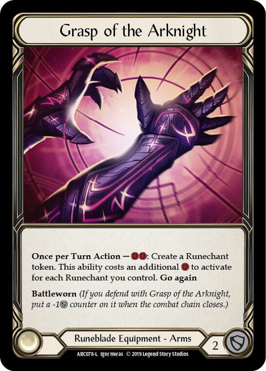 Grasp of the Arknight (1st Ed) - Cold Foil