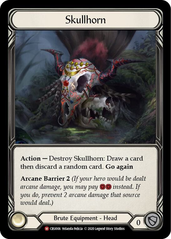 Skullhorn (Gold Foil)