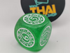 Green Runechant Dice - 25mm