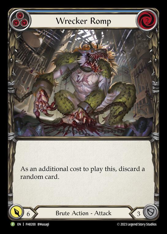 Wrecker Romp (Blue) (Alt Art Promo)