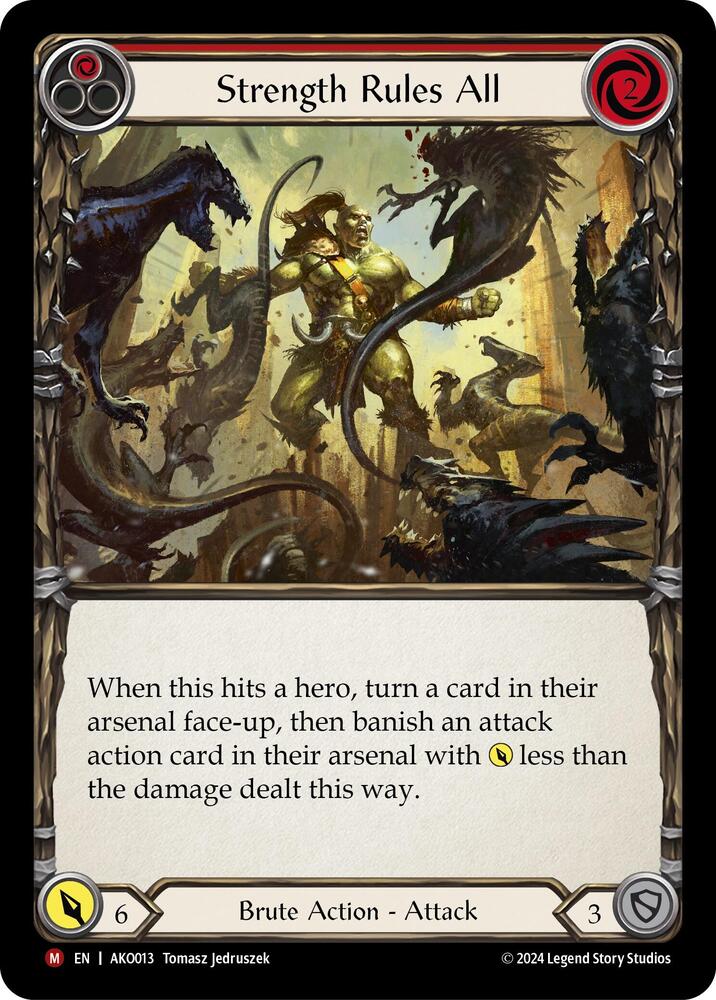 Strength Rules All (Rainbow Foil)