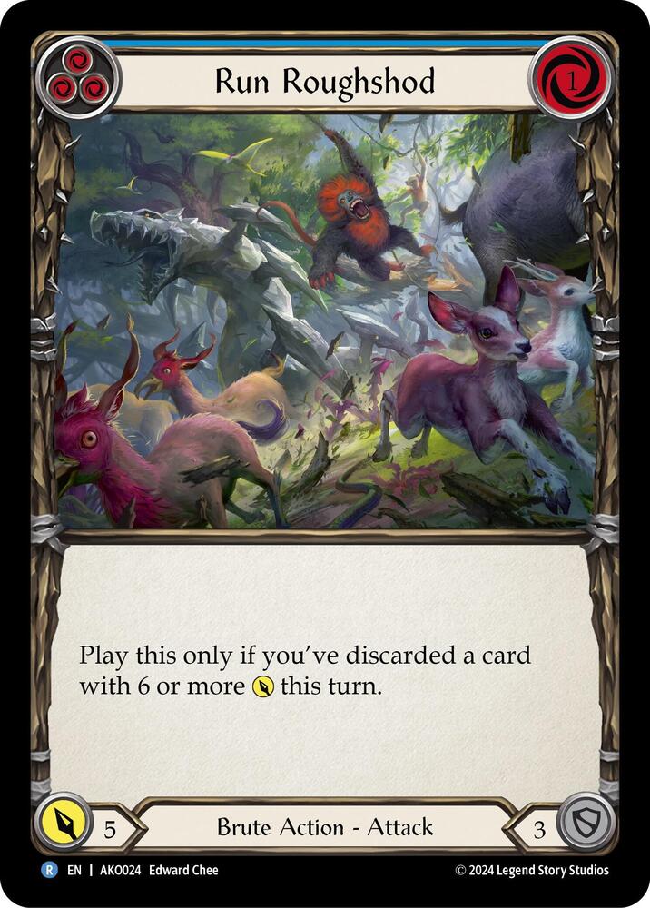 Run Roughshod (Rainbow Foil)