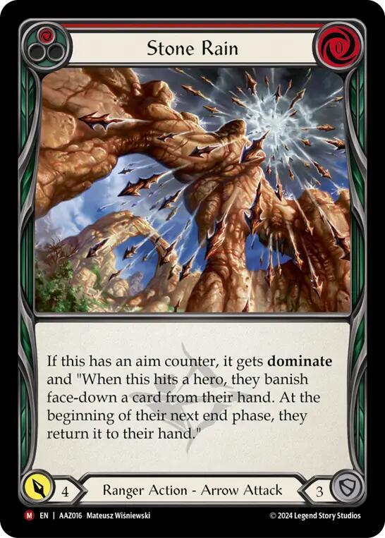 Stone Rain (Rainbow Foil)