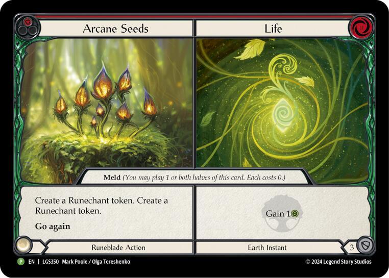 Arcane Seeds // Life - (Promo)