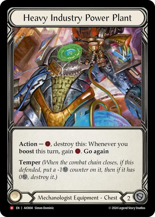 Heavy Industry Power Plant (Rainbow Foil)