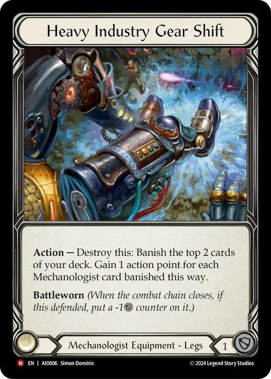 Heavy Industry Gear Shift (Rainbow Foil)