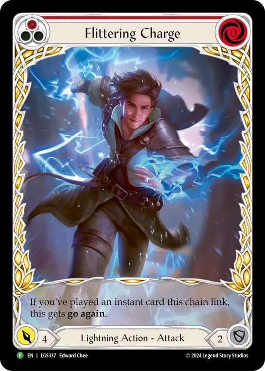 Flittering Charge (Red) (Promo)