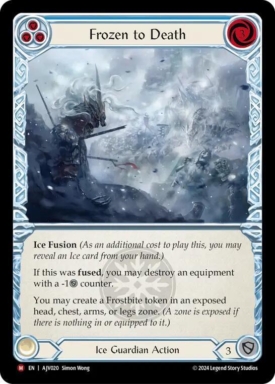 Frozen to Death (Rainbow Foil)