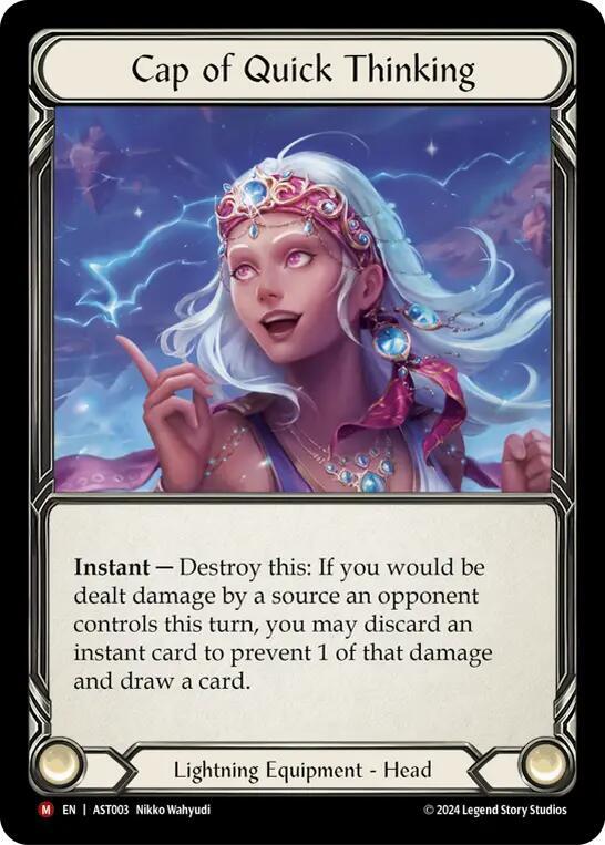 Cap of Quick Thinking (Rainbow Foil)