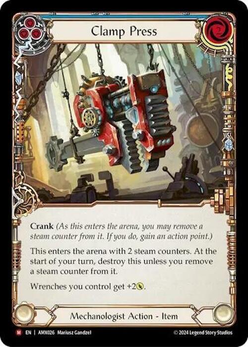 Clamp Press (Rainbow Foil)