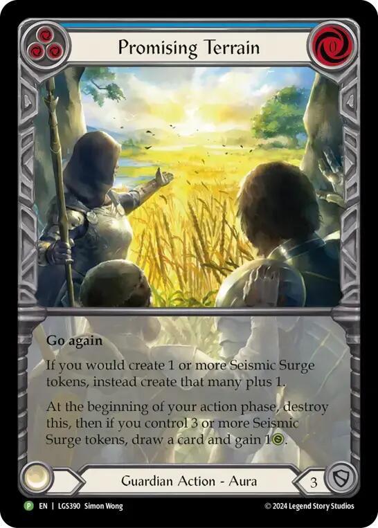 Promising Terrain (Blue) (Promo)