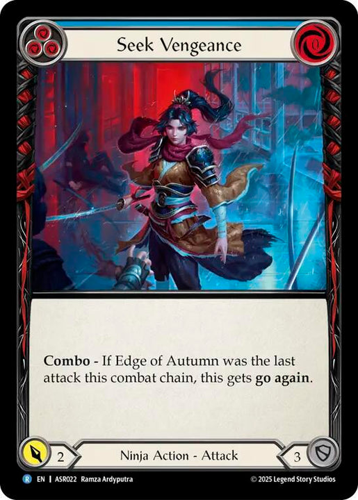 Seek Vengeance (Blue) - Armory Deck Ira - Flesh & Blood TCG - FaB