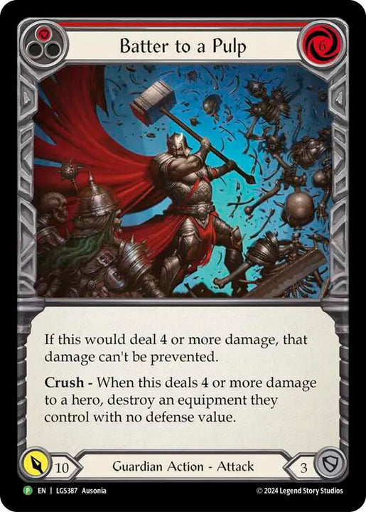 Batter to a Pulp Fab プロモ　Valda rf Fab Batter to a Pulp (Promo) - Flesh & Blood TCG – FaB Foundry