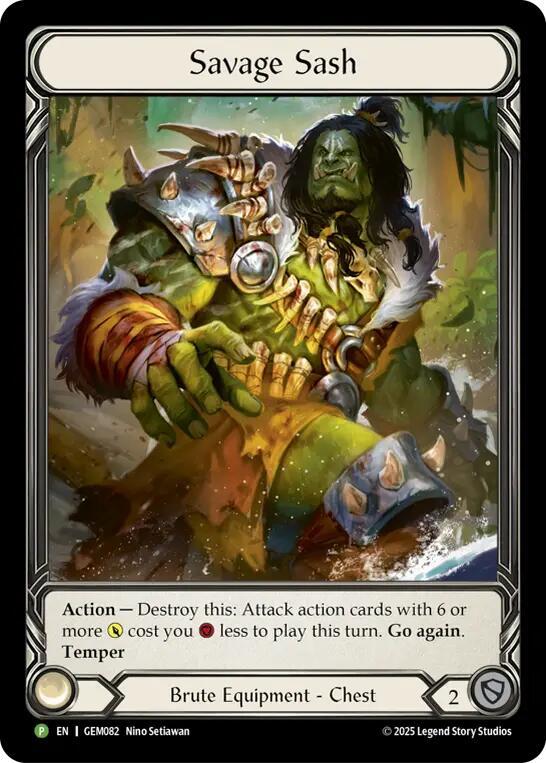 Savage Sash (GEM Pack 3)