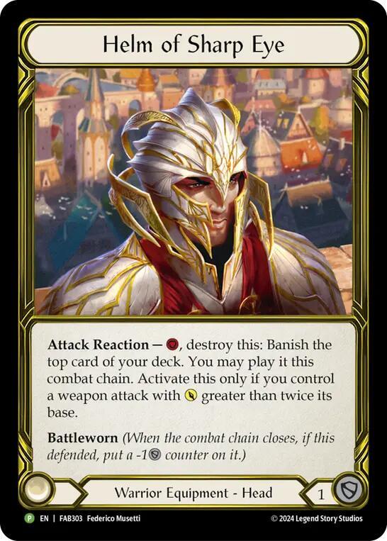 Helm of Sharp Eye (Gold Foil)