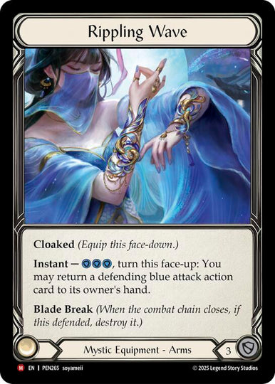 Rippling Wave (Cold Foil) - Compendium of Rathe - Flesh & Blood