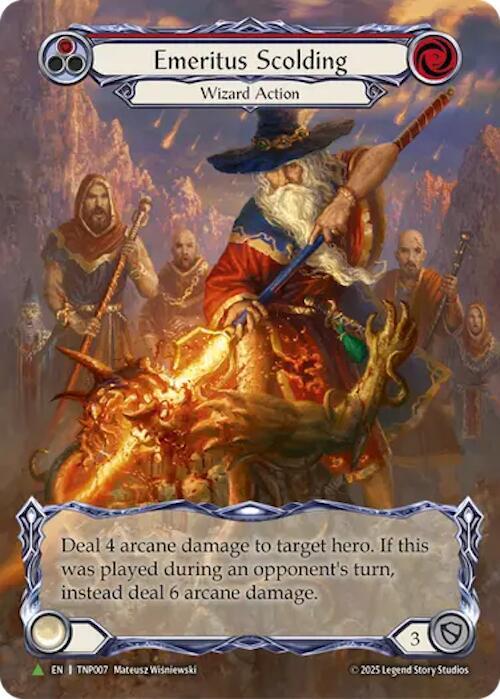 Emeritus Scolding (Red) (Tournament Pack)
