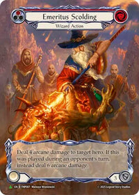 Emeritus Scolding (Red) (Tournament Pack)