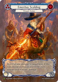 Emeritus Scolding (Blue) (Tournament Pack)