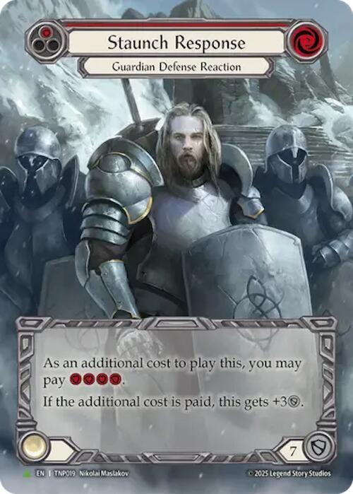 Staunch Response (Red) (Tournament Pack)