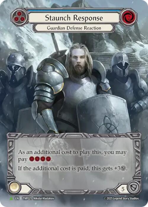 Staunch Response (Blue) (Tournament Pack)