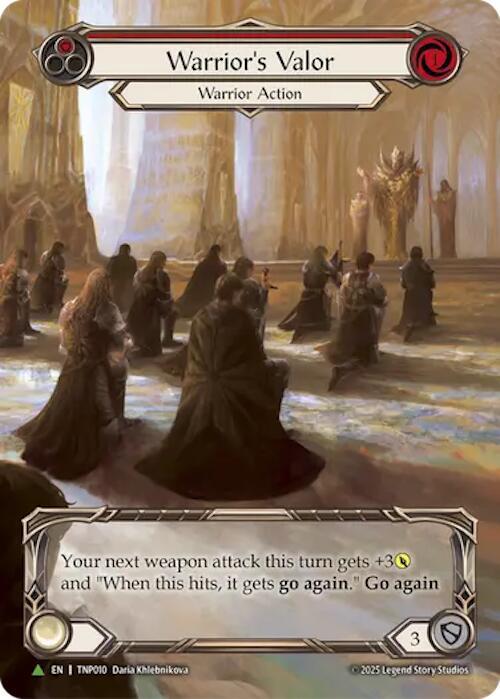 Warrior's Valor (Red) (Tournament Pack)