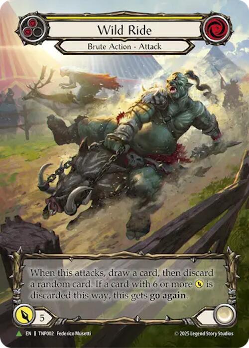 Wild Ride (Yellow) (Tournament Pack)