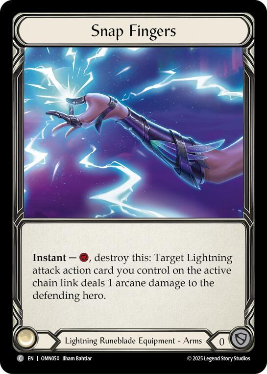 Snap Fingers (Cold Foil)