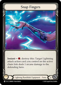 Snap Fingers (Cold Foil)