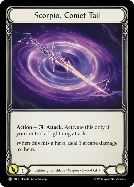 Scorpio, Comet Tail (GEM Pack 5)