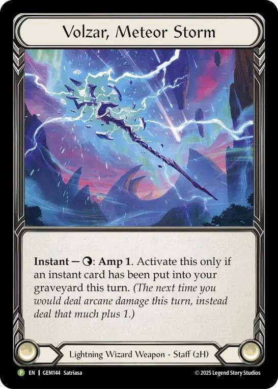 Volzar, Meteor Storm (GEM Pack 5)
