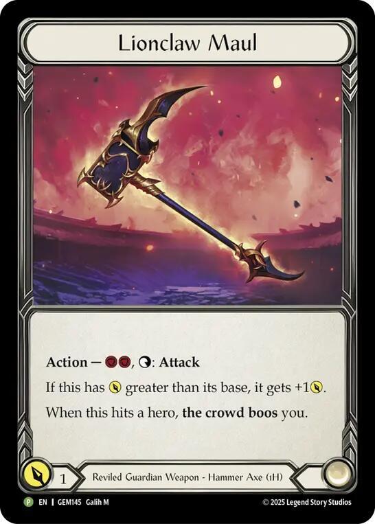 Lionclaw Maul (GEM Pack 5)