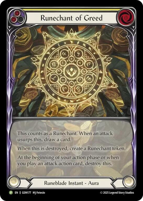 Runechant of Greed (GEM Pack 5)