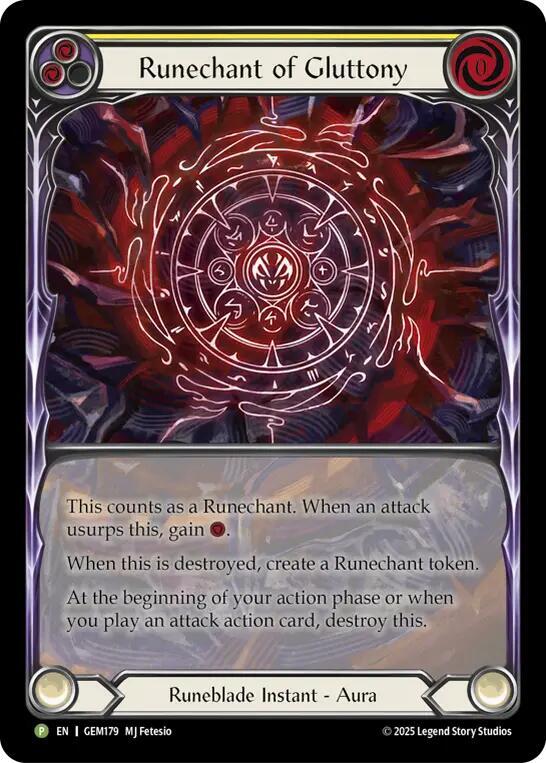 Runechant of Gluttony (GEM Pack 5)