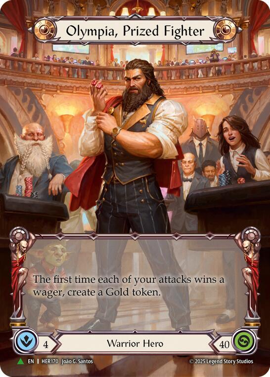 Olympia, Prized Fighter (Alt Art Promo)