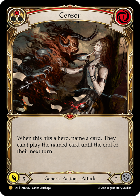 Censor (Cold Foil)