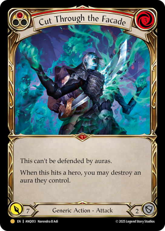 Cut Through the Facade (Cold Foil)