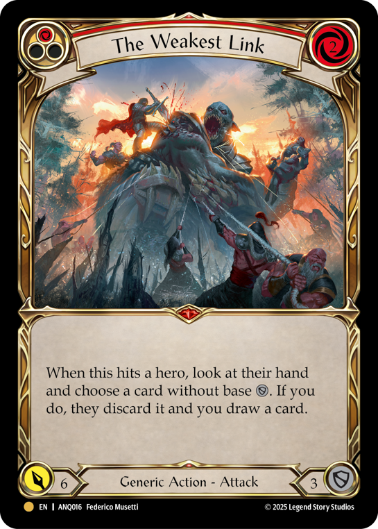 The Weakest Link (Cold Foil)