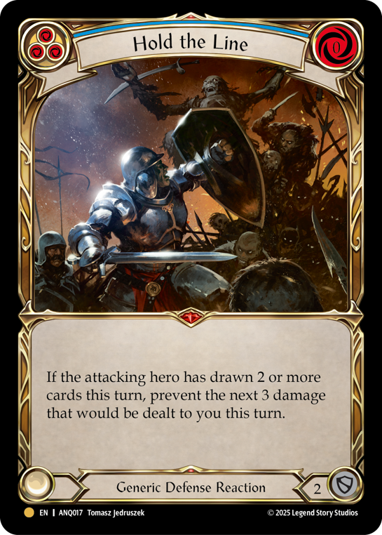Hold the Line (Cold Foil)