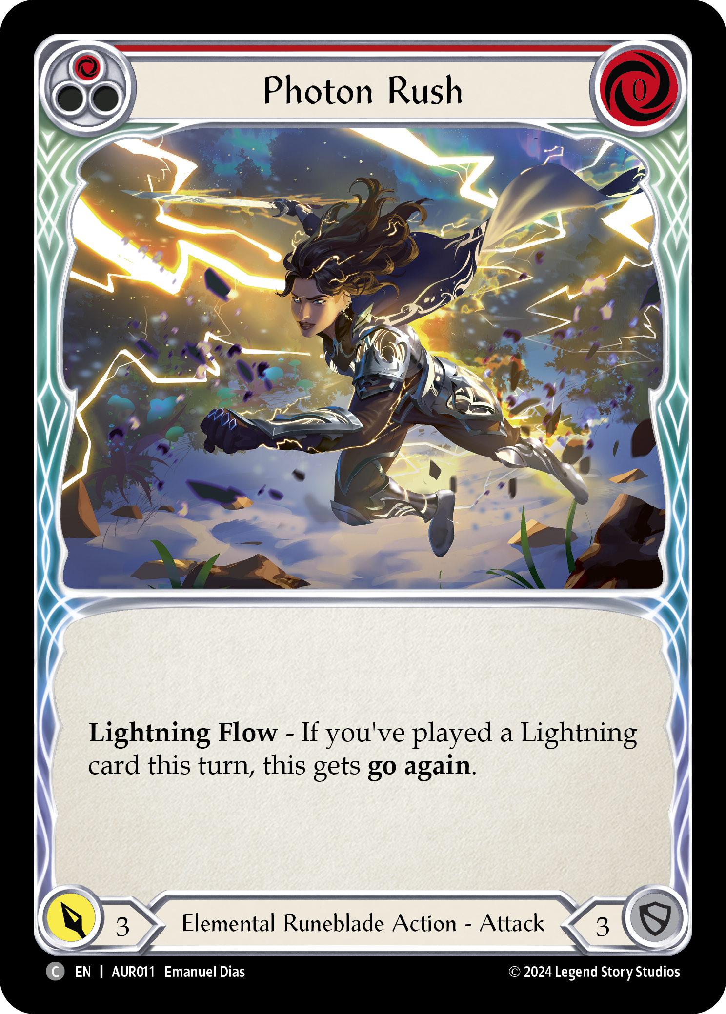 Photon Rush (Red) - 1st Strike - Flesh & Blood TCG - FaB Foundry Photon Rush (Red) - 1st Strike - Flesh & Blood TCG - FaB Foundry