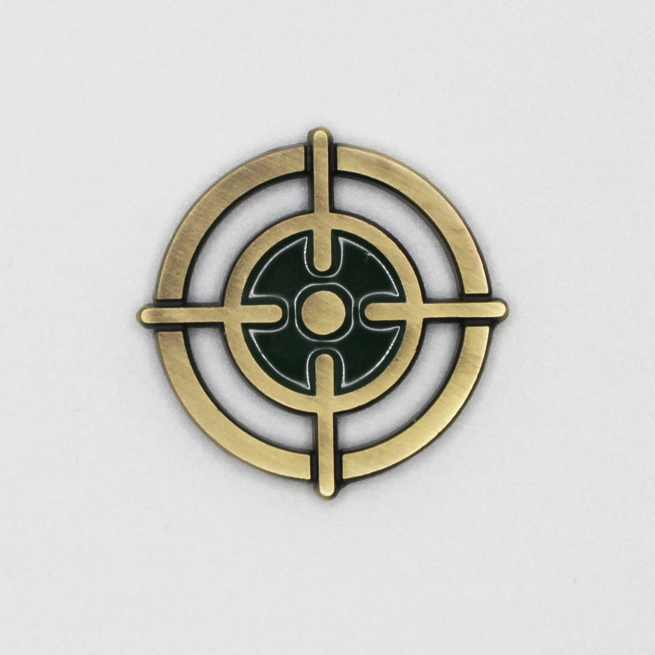 Aim | Shoot Twice Metal Token on