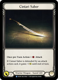 Cintari Saber Right (1st Ed) - Cold Foil